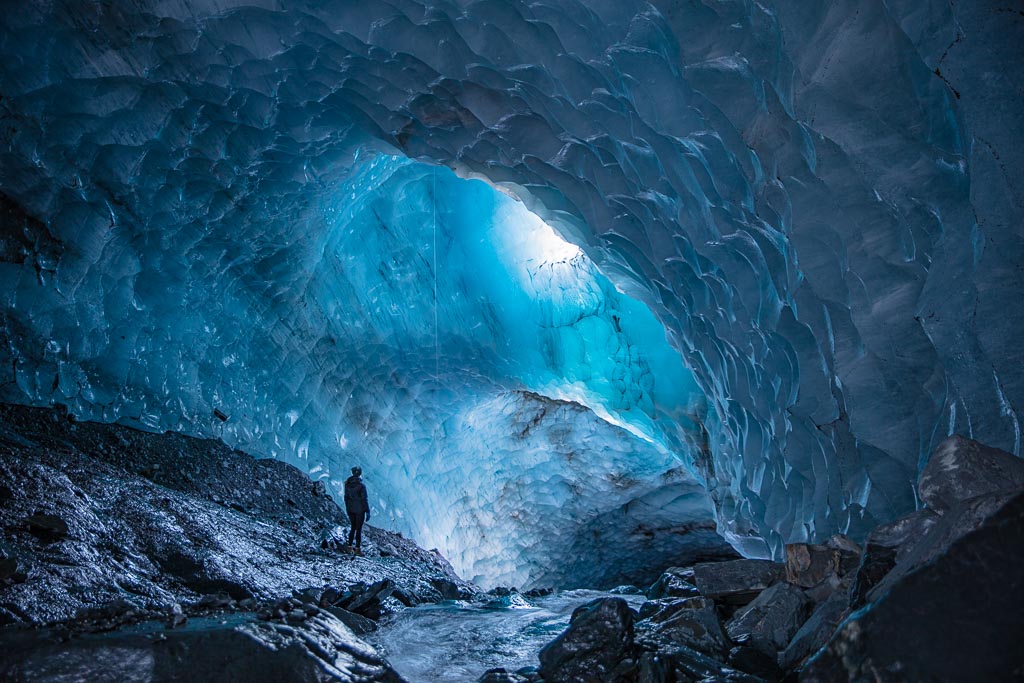 Byron Glacier, Alaska, Byron glacier ice cave