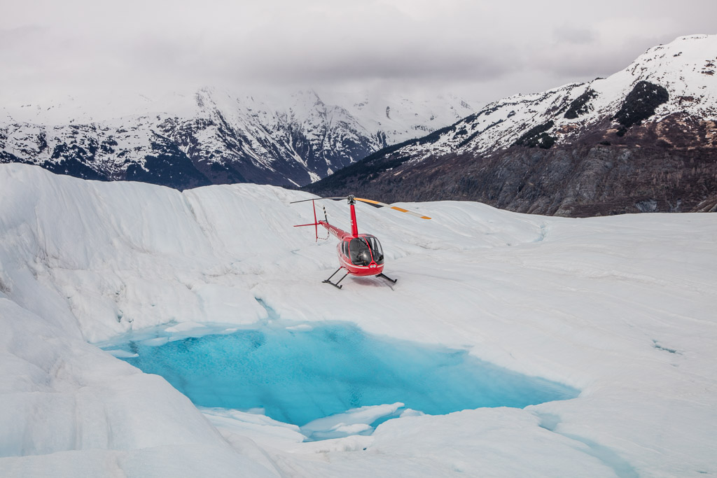 Spencer Glacier, Helicopter, Alaska