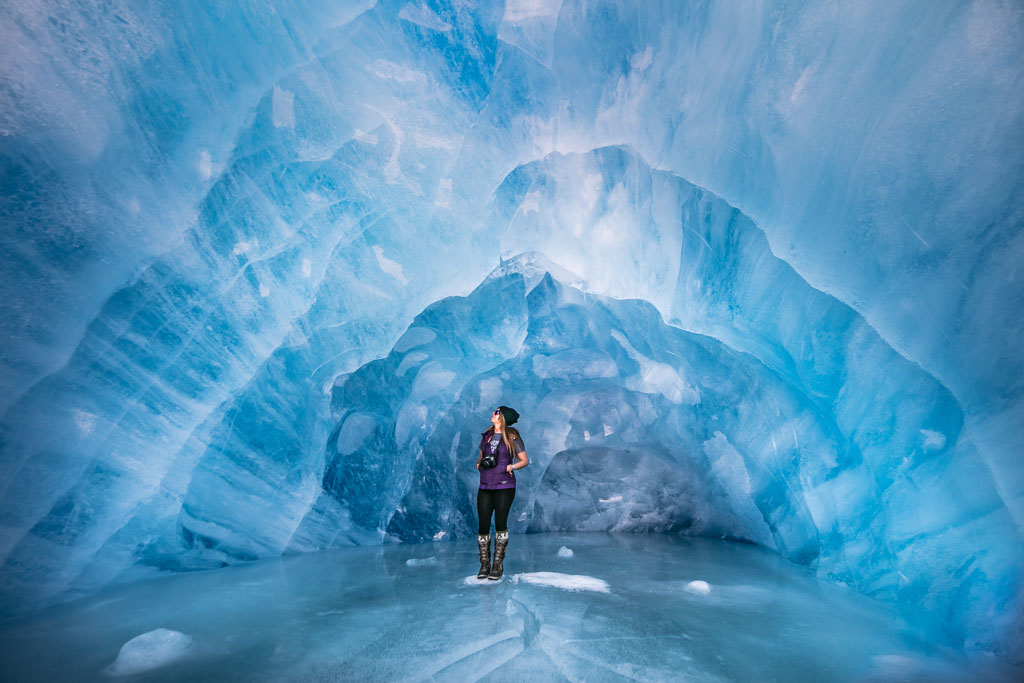 Spencer Glacier, Spencer Glacier ice cave, Alaska