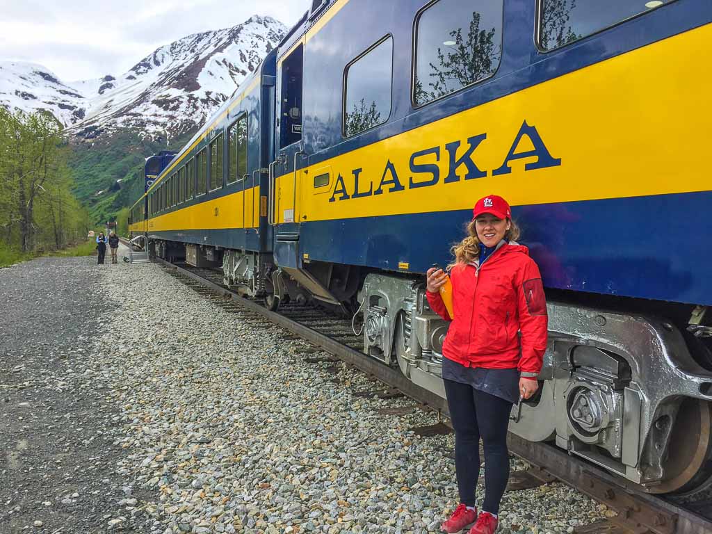 Spencer Glacier whistle stop train, Alaska railroad, Glacier discovery train, Alaska